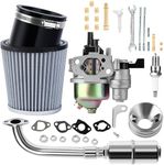 SOFO Racing 212cc Performance Carburetor Kit with Main Jet Kit 212cc Predator Engine Performance Parts 196cc 6.5HP GX160 BT200x CT200u Predator 212 Stage 2 Kit Go Kart Mini Bikes