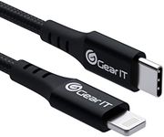 GearIT Lightning to USB-C Cable, 10