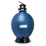 Northlight 22-Inch Top Mount Swimming Pool Sand Filter with 6-Way Valve