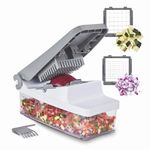 Cuisinart PrepExpress® Vegetable & Fruit Box Dicer/Chopper with Small & Large Blade Grids for Quick & Easy Food Preparation, Comes with a 4-Cup Collection Container (CTG-00-VFCC)