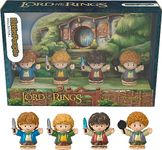 Little People Collector The Lord of the Rings: Hobbits Special Edition Set for Adults & Fans, 4 Figures in Display Package