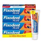 Fixodent Plus Denture Adhesive Cream 40g - Up to 88% Hold at the End of the Day