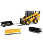 Diecast Masters DM 1/16 Yellow High Detail Caterpillar Wheeled 272D3 Skid Steer Loader 85629