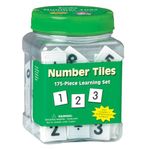 Paper Magic 867430 Eureka Tub Of Number Tiles, 175 Tiles in 3 3/4-Inch x 5 1/2-Inch x 3 3/4-Inch Tub