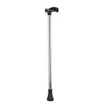 RCSP Walking Stick with Adjustable Hight Level for Old People, Strong Heavyduty Walking Cane with Non Slip Rubber Tip Base Comfortable Hand Grip | Portable Balancing Cane for Men Women Stylish Silver