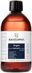 Naissance Organic Argan Oil (no. 228) 450ml - Pure & Natural, Anti-Ageing, Antioxidant - Moisturiser & Conditioner for Face, Hair, Skin, Beard & Cuticles