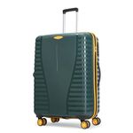 Aristocrat Airpro Plus Check-in 76 Cm(Large) 8 Wheels Trolley Bags for Travel Hard Case Luggage, Lightweight Bag with TSA Lock & Anti-Theft Zipper(Green)