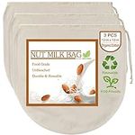 3 PCS 12"x12" Nut Milk Bags - 100% 