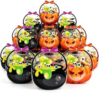Eadwe Halloween Zipper Treat Bags & Resealable Candy Bags,Mix-20Pcs