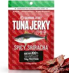 Kaimana Ahi Tuna Jerky Sriracha 2 Ounce - Paleo Style - Premium Fish Jerky Made in the USA. High in Omega 3's, All Natural and Wild Caught (2 Ounce (Pack of 1), (Sriracha)