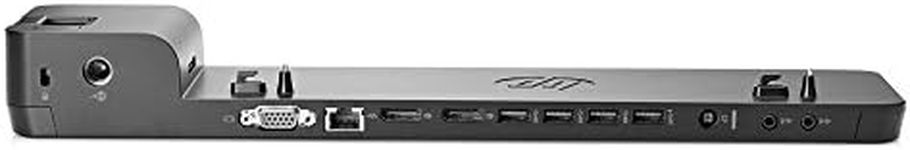 HP D9Y32AA UltraSlim Docking Station for EliteBook, Black