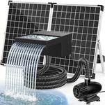 POPOSOAP 55W Solar Pond Waterfall S