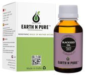 Earth N Pure Blackseed Oil (Kalonji Oil) Cold Pressed, Natural and Therapeutic Grade for Hair 50 ml