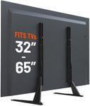 ECHOGEAR TV Legs Replacement TV Stand for Screens Up to 65" - Foldable TV Bracket Includes Hardware, Anti-Slip & Non-Scratch Pads - Easy 3-Step Install TV Feet w/Wide VESA Compatibility