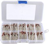 HALJIA 200 Pcs 10 Value 1W Zener diode Assorted Kit Set, Model: 1N4728 1N4729 1N4730 1N4731 1N4732 1N4733 1N4734 1N4735 1N4736 1N4737