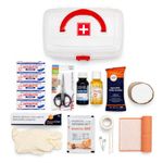 Medisky Premium Plastic first aid kit box with Materials | First class kit Suitable for Home, Outdoor, Sports, Hiking, Schools, Travels..(Small)