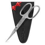 FABINOC® Nail Scissors | Curved Cuticle Scissors for Dead Skin | German Quality Stainless Steel Multi-Purpose Sharp Manicure Scissors for Men & Women