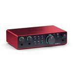 Focusrite Scarlett 2i2 4th Gen USB Audio Interface for Recording, Songwriting, Streaming and Podcasting — High-Fidelity, Studio Quality Recording, and All the Software You Need to Record