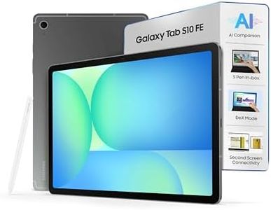 Samsung Galaxy Tab S10 FE, S Pen in-Box, 27.7 cm (10.9 inch) LCD Display, 8 GB RAM, 128 GB Storage, Wi-Fi Tablet, Gray