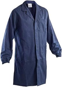 P&P Camice Blu con Elastico ai Polsi 100% Cotone Massaua, Ideale per il Lavoro, Elettricista/Meccanico/Scuole Professionali (XL)