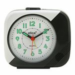 Elica Time Piece Beep Alarm Clock (Loudest Sound) (Black)