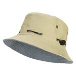 Unisex Summer Bucket Hat Wide Brim Sun Hat UPF 50+ Fisherman Hat Sun UV Protection Hat Adjustable Fishing Hat Beach Hat Foldable Outdoor Cap for Women Men Hiking Camping Traveling Hunting Fishing