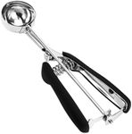 Ice Cream Scoop, 18/8 Stainless Steel Cookie Scoop, Cookie Scoops for Baking, 2 Tbsp/ 30 ml/ 1 oz Cookie Dough Scoop, Ice Cream Scooper with Trigger Release, Cookie Scooper for Baking, Cupcake Scoop