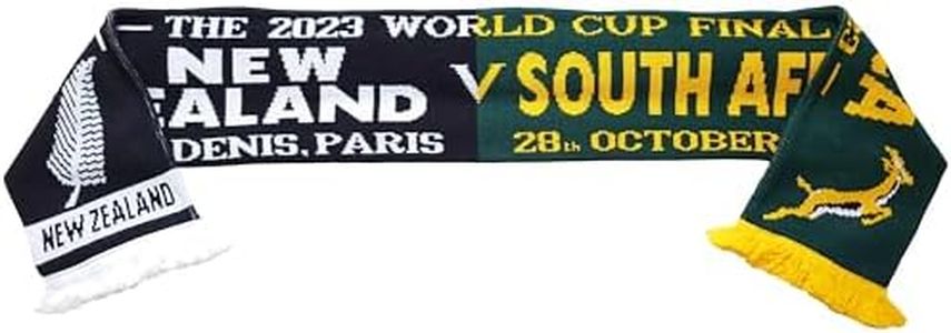 South Africa v New Zealand World Cup 2023 Final Scarf, White, Black, Navy, Bottle, Gold, One size