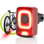 VELMIA 360° Ground Illumination Bike Rear Light | Rechargeable Battery | Enhance Visibility and Safety | Perfect for Night Riding | Easy to Install I bike tail light, rear bike light, bicycle