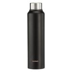 Amazon Brand - Solimo Stainless Steel Water Bottle | BIS-Approved | 900ml (Matte Black)