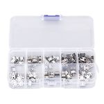 100Pcs USB Micro Port Female Solder Plug Mini USB Jack Connector USB Repair Replacement Adapter Assortment Set