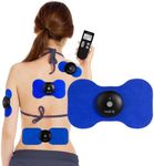 Med-Fit 4 Channel Wireless TENS Machine for Pain Relief, Muscle Relaxation & Pain Management - Treat up to 4 Areas simultaneously for Full Body Treatment - Professional Strength & Rechargeable.