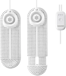 Joytential Electric Shoe Dryer, Footwear Dryers with 3/6/9 Hours Timer, Retractable, Built-in Airflow Fan, Silent Portable Dryers for Sneakers, Ski Boots, Gloves, Socks, White Pro