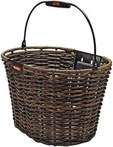 KLICKfix Oval Front Basket - Brown