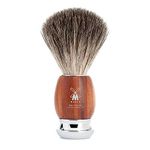 Shaving Brush with Pure Badger, Handle Material Plum Wood