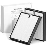 MORENTO Original Air Purifier Replacement Filter, Genuine HEPA Filter Used to Filter Dust Pet Hair Smoke Pollen etc. Compatible MR5866 Air Purifier Pack of 2