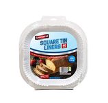 Square Tin Liners Baking 9 inch – 40 Non-Stick Baking Paper Liners for Baking and Roasting vegtables –Compatible with Conventional Ovens, Microwave, Freezer Safe – Ideal for Home Use, Catering