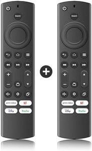 ZYK 2 Pack Replacement Universal Remote for All Insignia TV and Toshiba Smart TV, Hisense Smart TV, AMZ Omni TV and AMZ 4-Series Smart TVs (Not for TV Stick and Box) with 4 Shortcut Keys