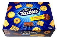 MCVITIE'S TASTIES Selection 730g - 9 Varieties 70 Biscuits Box