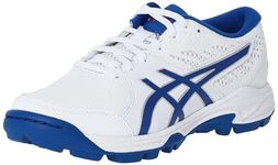 ASICS Unisex Gel-Peake 2 White/Tuna Blue Field Sport Shoe - 10 UK Men/ 9 UK Women (1113A036.104)