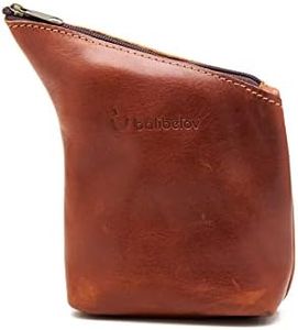 BALIBETOV Handmade Genuine Leather Yerba Container I Yerba Mate Container I Modern Practical Yerbero for Men, Women at Work, Outdoor, Travel, Picnic (Suela)