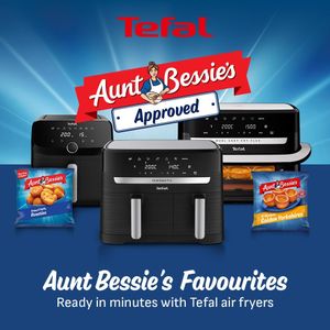 Tefal Easy Fry Dual Zone Digital Air Fryer, 8.3L – 2 Drawers, 8-in-1, Non-Stick, Black