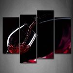 Red Wine in The Glass Wall Art Painting The Picture Print On Canvas Food Pictures for Home Decor Decoration Gift