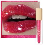 Oulac Red Pink Lip Gloss High-shine Moisturizing Lip Gloss Oil Colorful Shade Liquid Lipstick Non-stick Cup Glitter lipstick Lip Tint Reduce Fine Lines Lip Glaze For Dry Lip C13