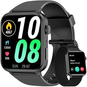 Fitness Tracker 2024 (Answer/Make Calls),Smart watch for Men Women,1.85'' Smartwatch with 24/7 Heart Rate and SpO2,SleepTracker,100+Sport,Pedometer,IP68 Waterproof Activity Trackers for Android iPhone