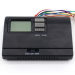 8330D3351 Digital Thermostat, Rv Thermostat Heat/Cool Wall-Mount Black