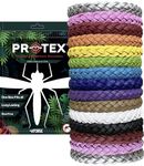 Mosquito Repellent Bracelet 15 Pack, Adjustable Leather Deet-Free Wrist Bands, Effective Protection, Insect Mosquito Repeller Bands for Adults & Kids, Resealable 15 Pack.