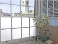 White Frosted Privacy Glass Window Film (1M X 3M) (100cm x 3 metre)