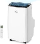 Portable Air Conditioners, 12000 BTU(ASHRAE) /8150 BTU (SACC) Quiet AC Unit, Built-in Dehumidifier and Fan Modes, Mobile App, Cools up to 350 Sq. Ft, White
