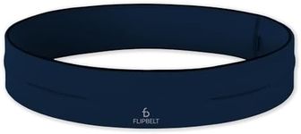 FlipBelt Classic Running Belt, Running Fanny Pack for Women and Men, USA Company